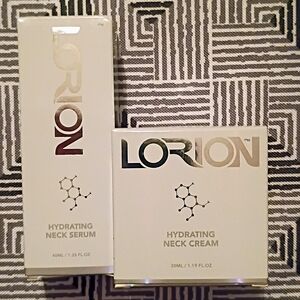 Lorion Neck Serum + Neck Cream Anti Aging Set NEW $240 Value Firming